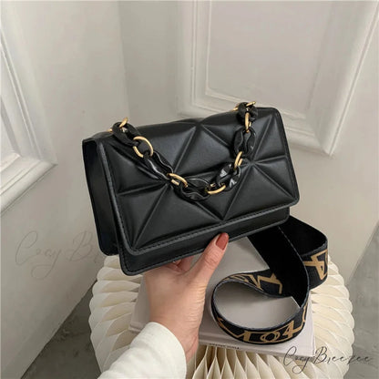 Luxury Designer Crossbody Shoulder Handbag Black handbag-250126
