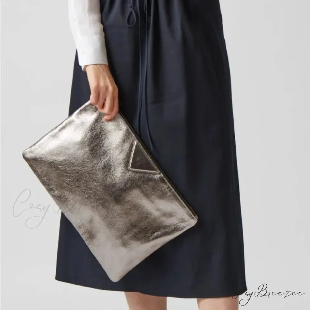 Luxury Designer PU Leather Day Clutch Wristlet wristlet-250126