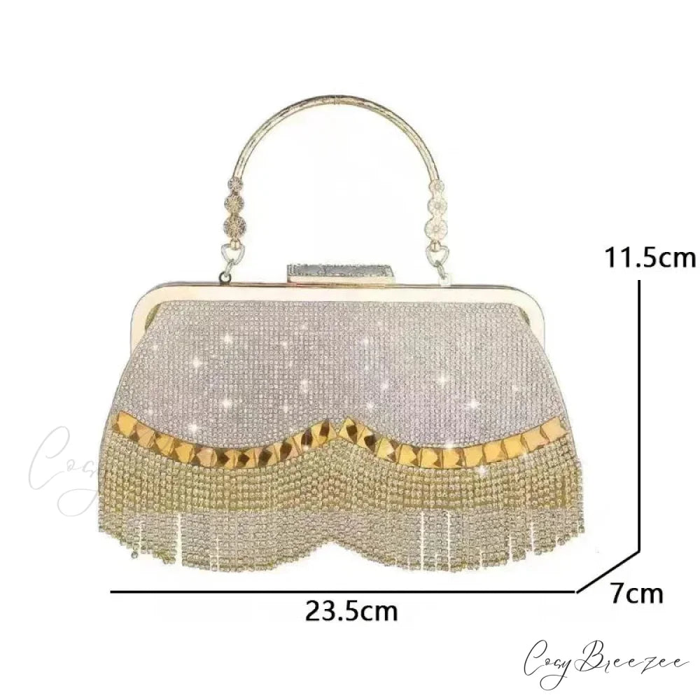 Luxury Diamond Party Wedding Clutch clutchbag-250126