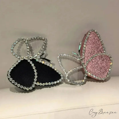 Luxury Diamonds Butterfly Evening Clutch clutchbag-250126