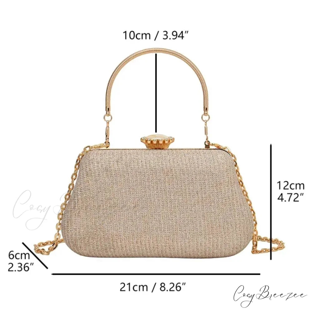 Luxury Evening Glitter Wedding Clutch Handbag handbag-250126