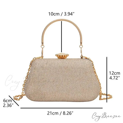 Luxury Evening Glitter Wedding Clutch Handbag handbag-250126