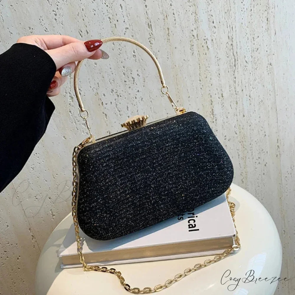 Luxury Evening Glitter Wedding Clutch Handbag handbag-250126