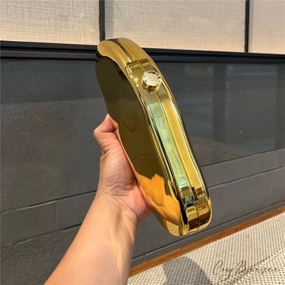 Luxury Gold Acrylic Evening Wedding Bag clutchbag-250126