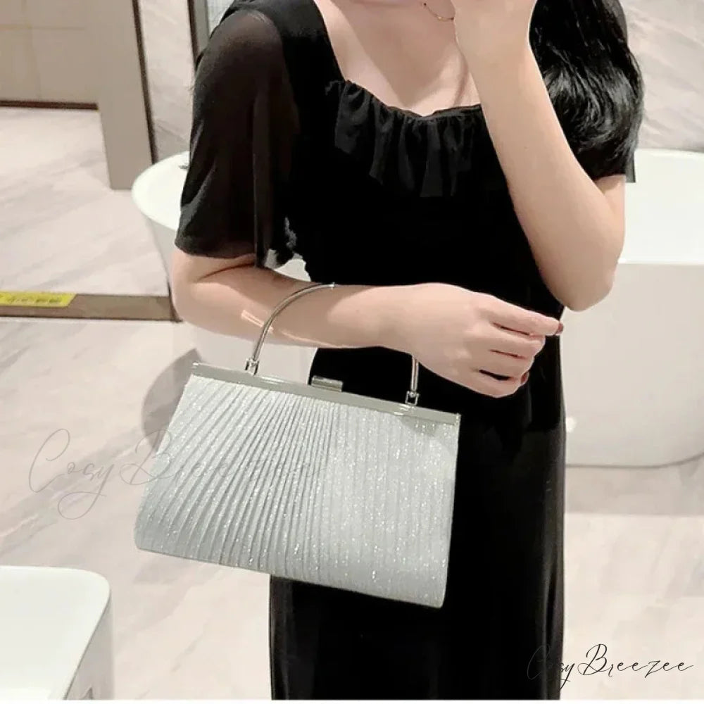 Luxury Moon Apricot Clutch wristlet-250126