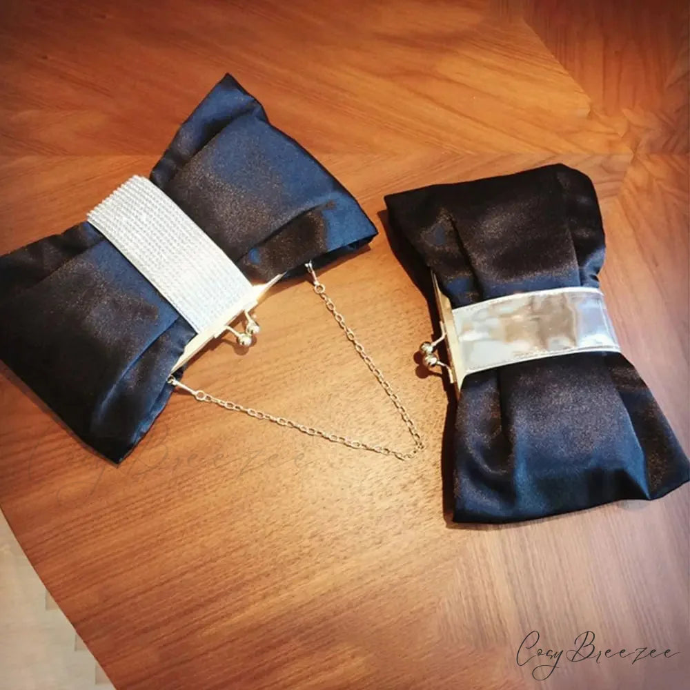 Luxury Rhinestone Bow Clutch clutchbag-250126