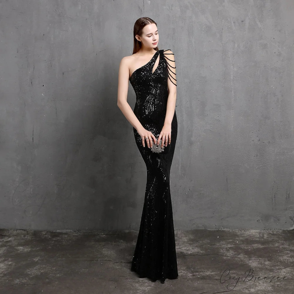 Mayven One Stylish Shoulder Formal Dress