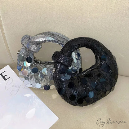 Mini Half Moon Evening Clutch wristlet-250126