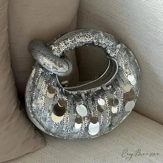 Mini Half Moon Evening Clutch wristlet-250126