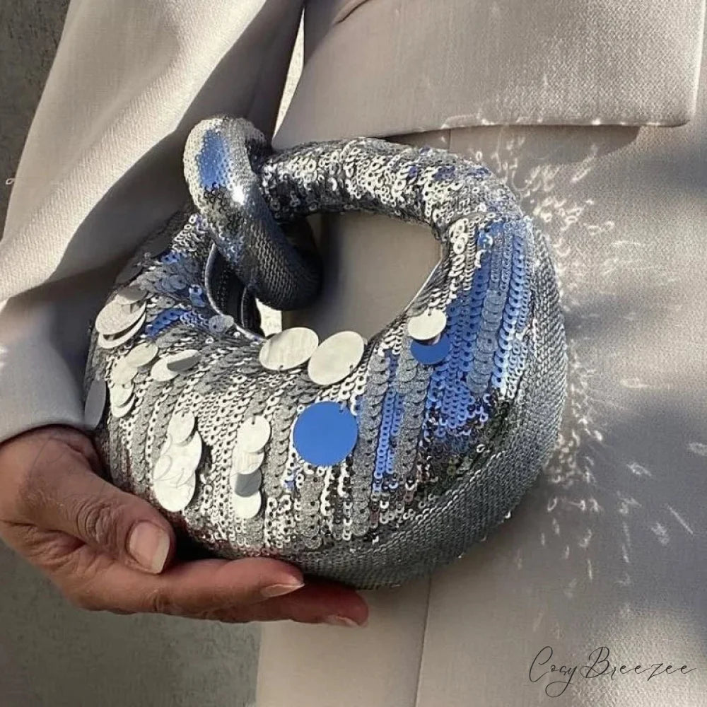 Mini Half Moon Evening Clutch wristlet-250126
