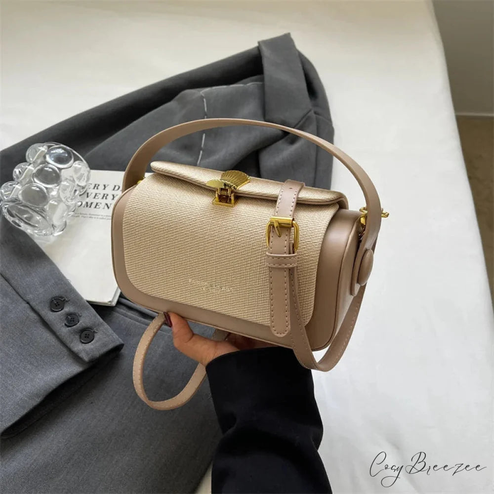 Mini Square Luxury Designer Crossbody Handbag Style 2 Beige / 20x12x9cm handbag-250126