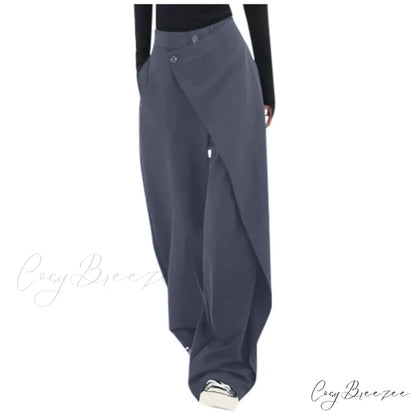Minimalist Business Relaxed Pants Grey / S pants-241228