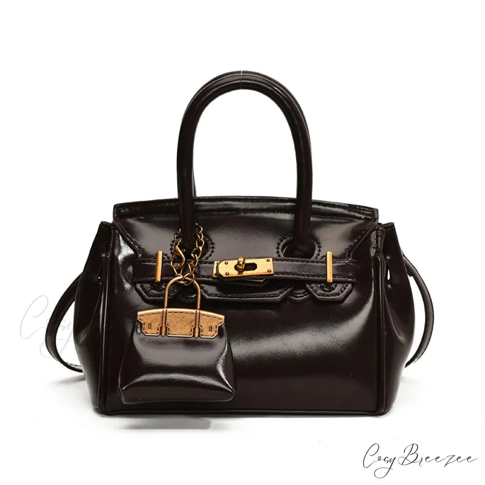Minimalist High-End Womens Fashion Handbag HUASHANG-2056-KAFEI handbag-250126