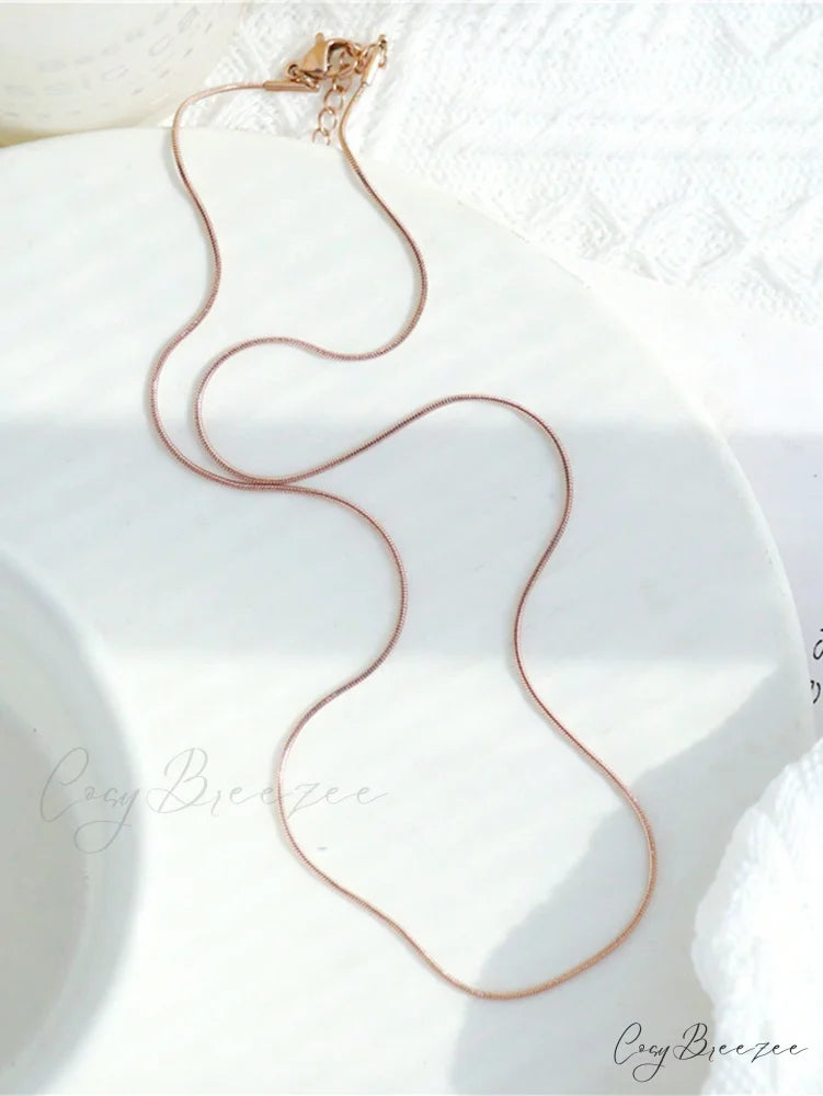 Minimalist Stainless Steel Necklace