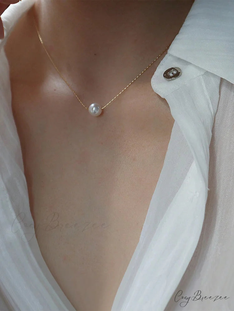 Minimalist Stainless Steel Necklace Multicolor / one-size