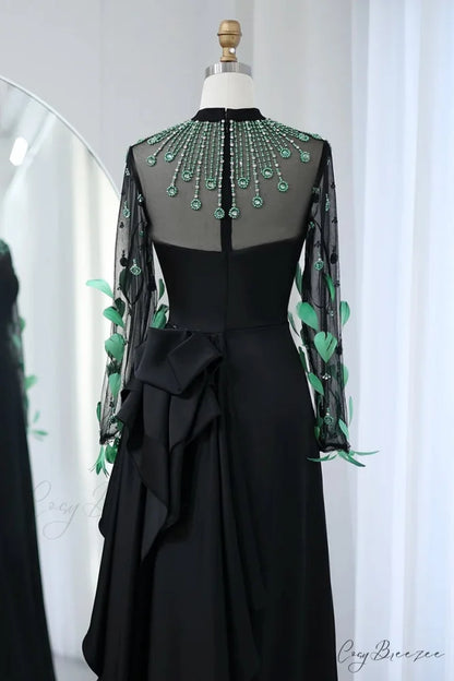 Monique Evening Graceful Noire Maxi Dress