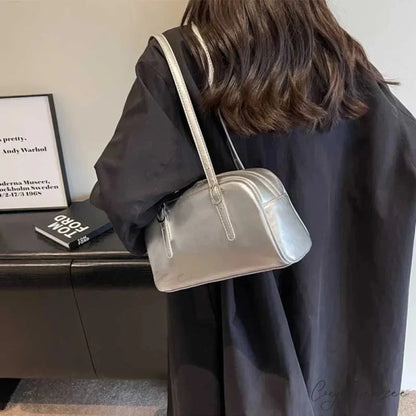 Monochrome Fashion Boston Bag shoulder-250126