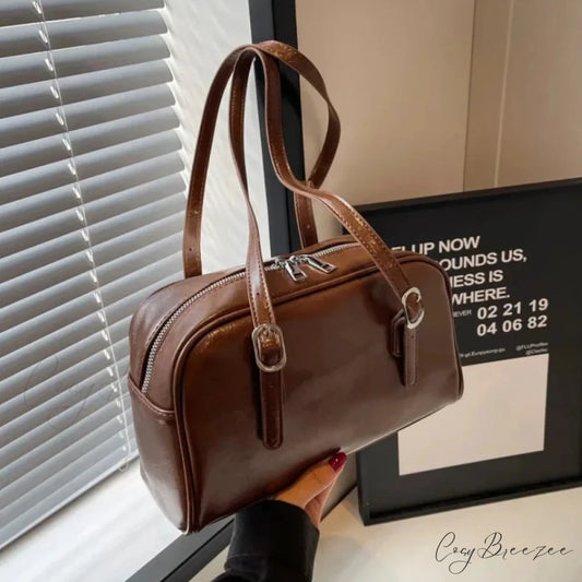 Monochrome Fashion Boston Bag shoulder-250126