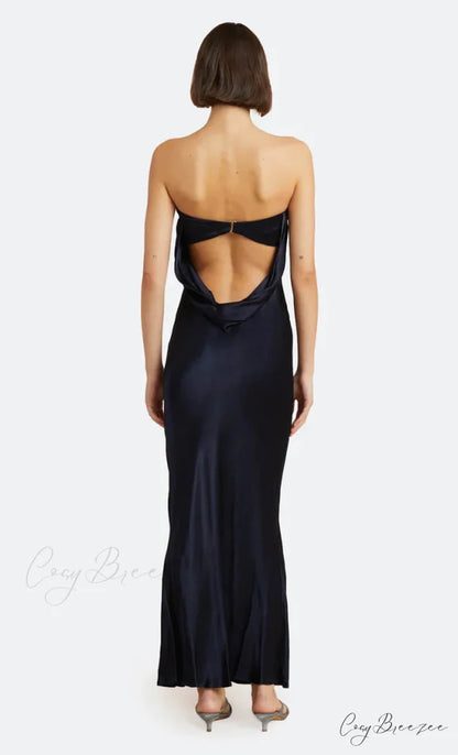 Moon Dance Stylish Strapless Dress 30 Days / 4 / S / Black