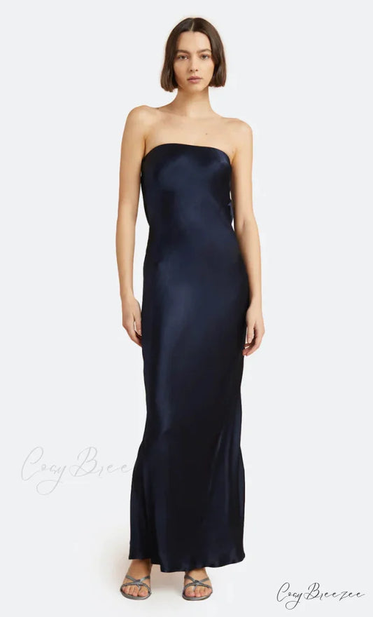 Moon Dance Stylish Strapless Dress 4 Days / 4 / S / Black