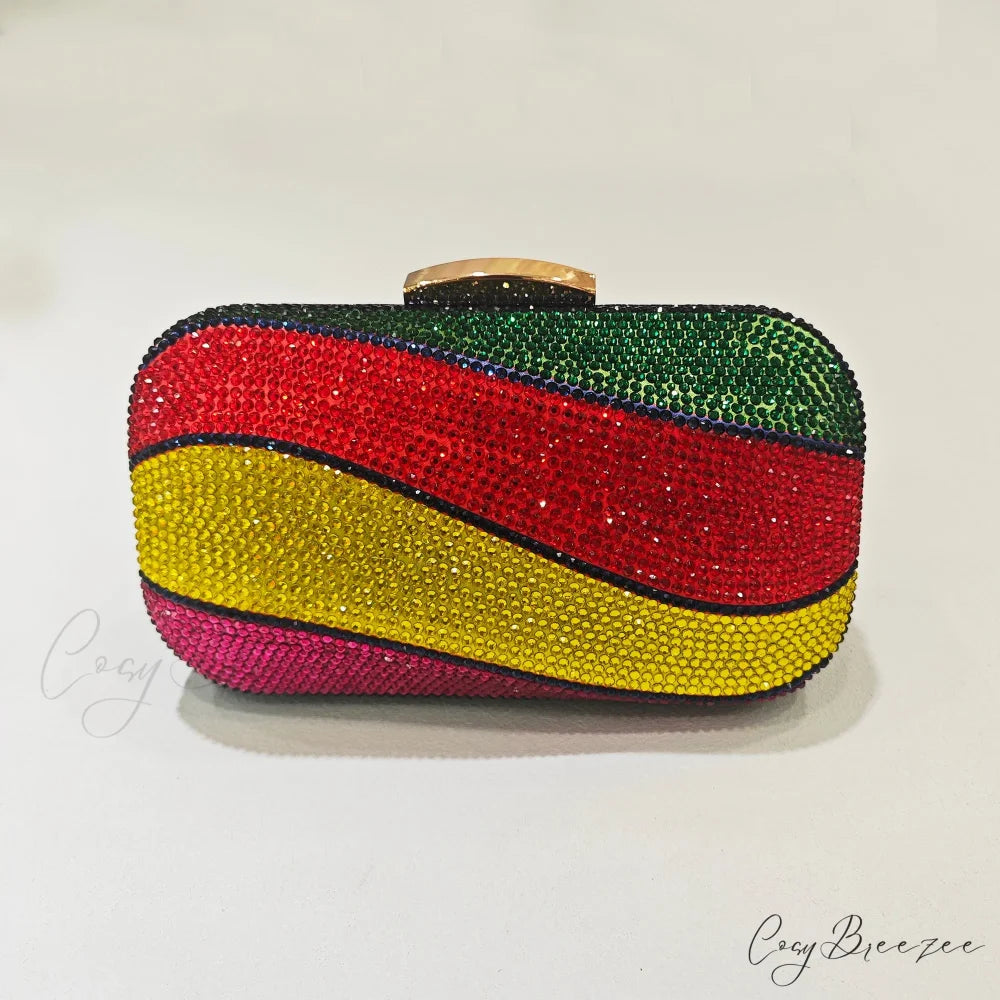 Multi Color Diamond Wedding Wristlet show as picture4 wristlet-250126