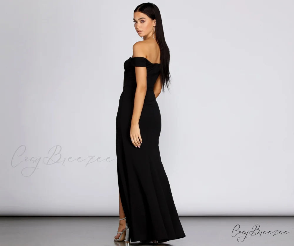Myra Formal Stylish High Slit Dress