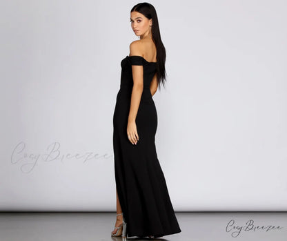 Myra Formal Stylish High Slit Dress