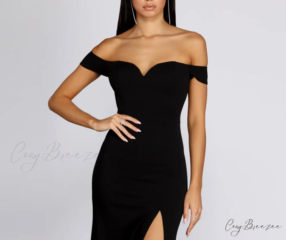 Myra Formal Stylish High Slit Dress