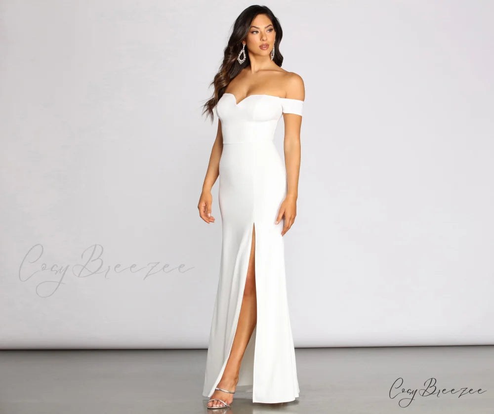 Myra Formal Stylish High Slit Dress