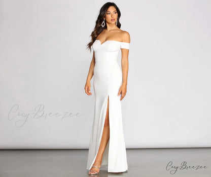 Myra Formal Stylish High Slit Dress
