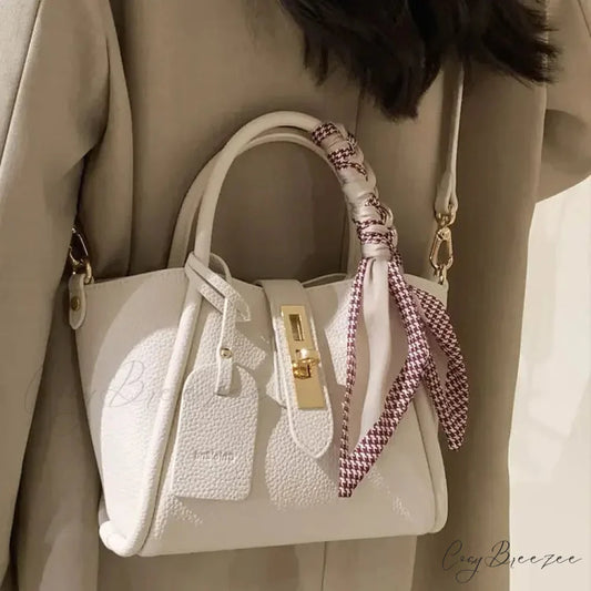 Nanfeng Paris Tote Messenger Crossbody Bag Beige crossbody-250126