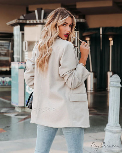 Nicolet Peacoat with Pockets