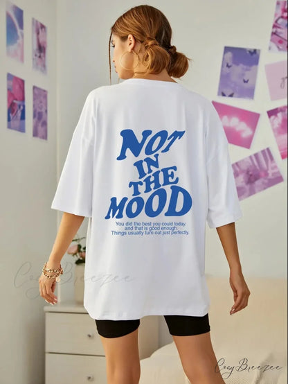 Not In The Charming Mood Graphic Tee White / M