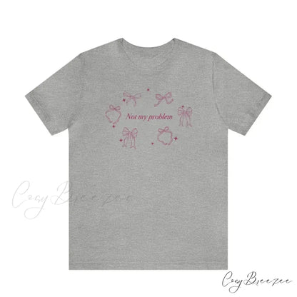 Not My Stylish Problem Graphic Tee GRAY / S