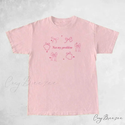 Not My Stylish Problem Graphic Tee Pink / S