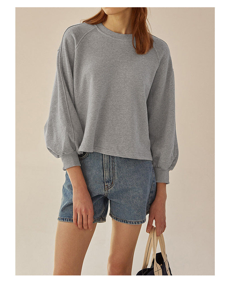 Cosybreezee - Adriana Woman Loose Short Lantern Sleeve Sweater