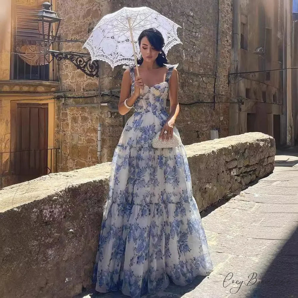 Open-Back Alluring Deep V Formal Dress promdress-250223