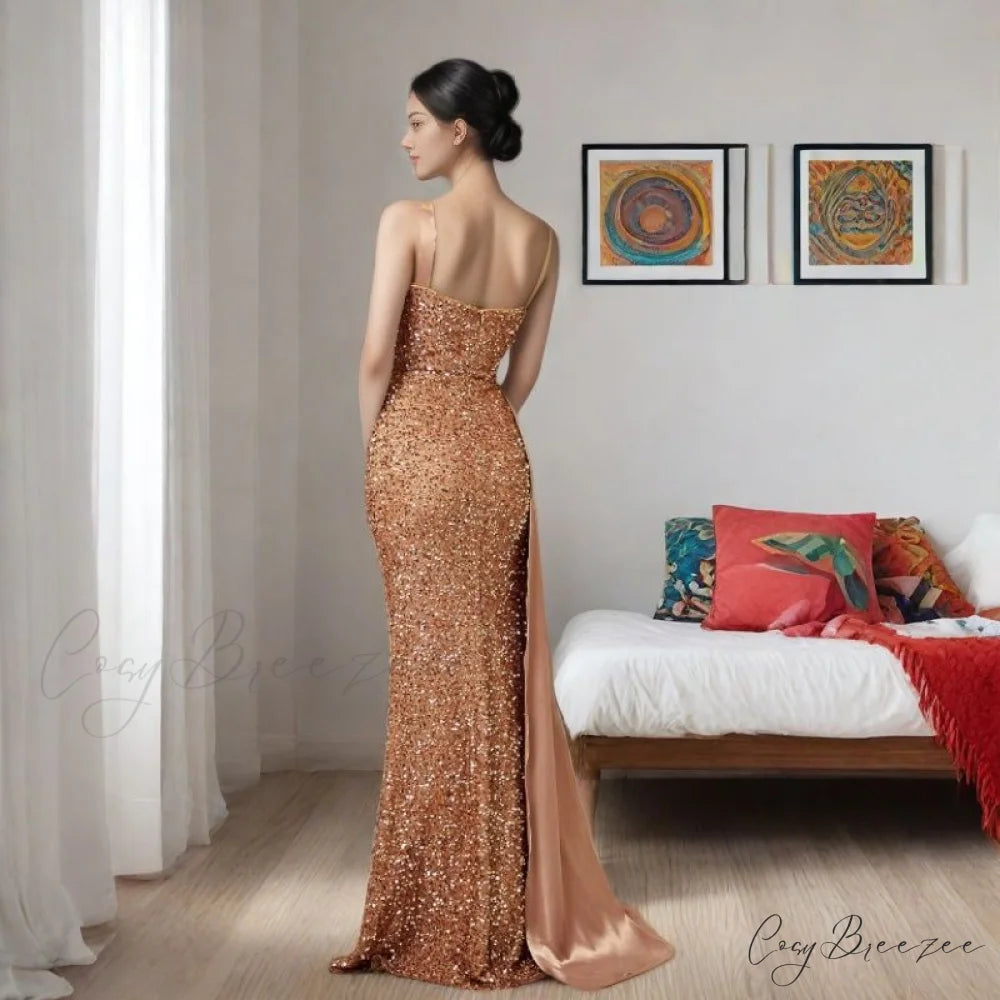 Open-Back Sequin Mermaid Prom Dress promdress-250223