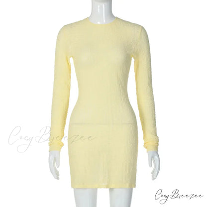 Open Back Tie Detail Mini Dress