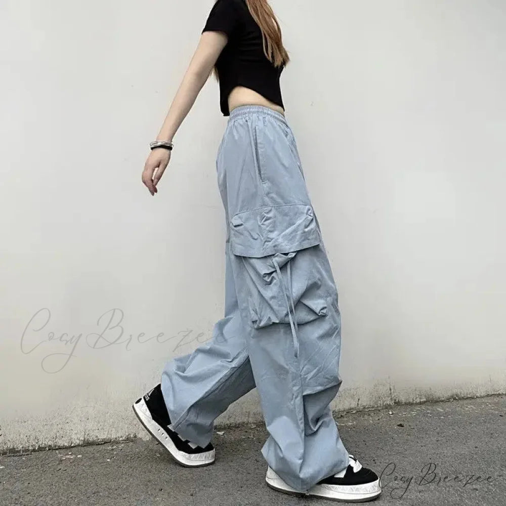 Oversized Cargo Streetwear Relaxed Pants pants-241228