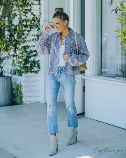 Paddington Corduroy Jacket - Lavender