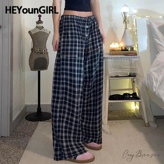 Parachute Elevated-Waist Pull-Tie Wide-Leg Pant Black / S pant-250223