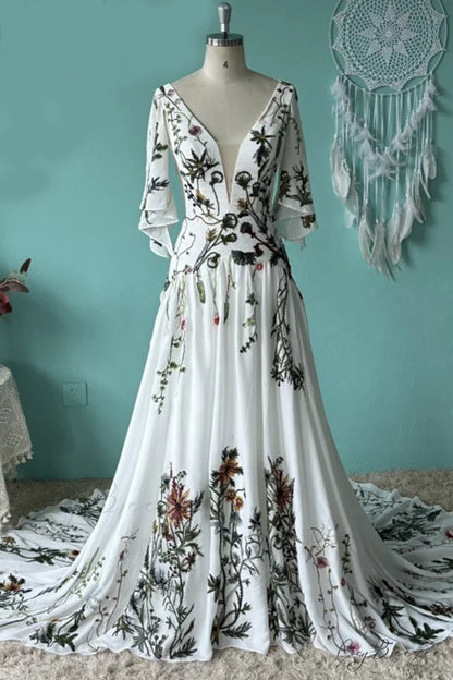 Paradise Love Graceful Embroidered Wedding Dress