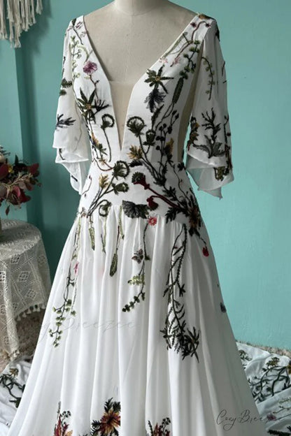 Paradise Love Graceful Embroidered Wedding Dress