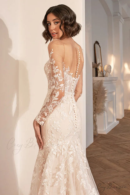Passionate Love Graceful Mermaid Wedding Dress