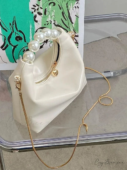 Pearl Handle Fashion Clutch clutchbag-250126
