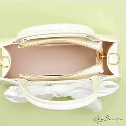 Pink Bowknot Small Square Crossbody Bag handbag-250126