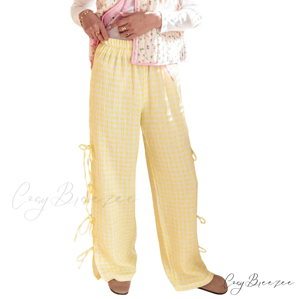 Pink Casual Jogger Tech Low-Waist Cargo Pant Yellow / S pant-250223