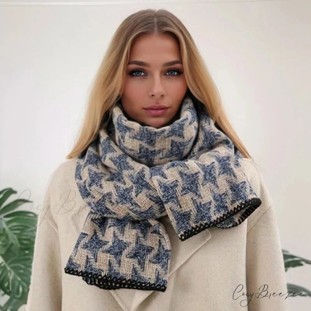 Plaid Cashmere Shawl Winter Scarf scarf-241228
