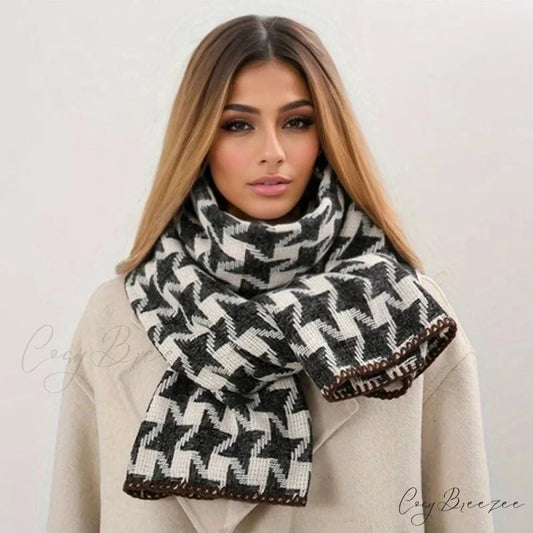 Plaid Cashmere Shawl Winter Scarf Color1 / 65x200cm scarf-241228